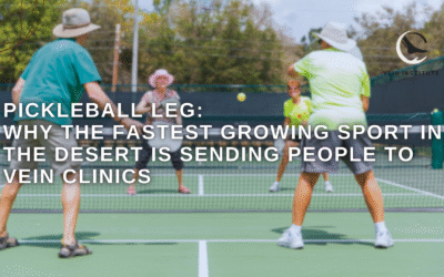 Pickleball Leg: Why the Fastest Growing Sport in the Desert is Sending People to Vein Clinics.